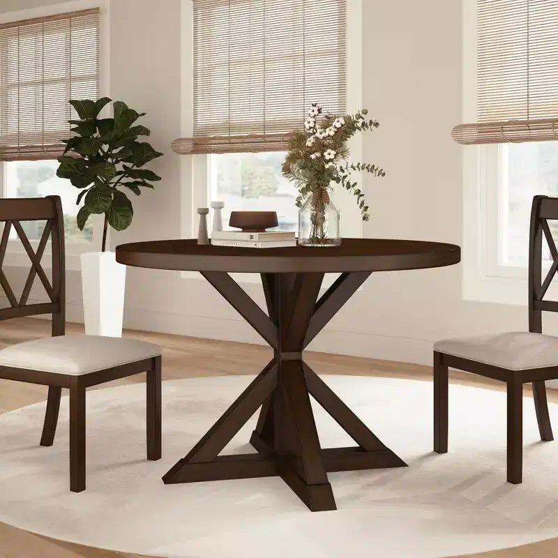 Table à manger Windvale avec piètement en croix