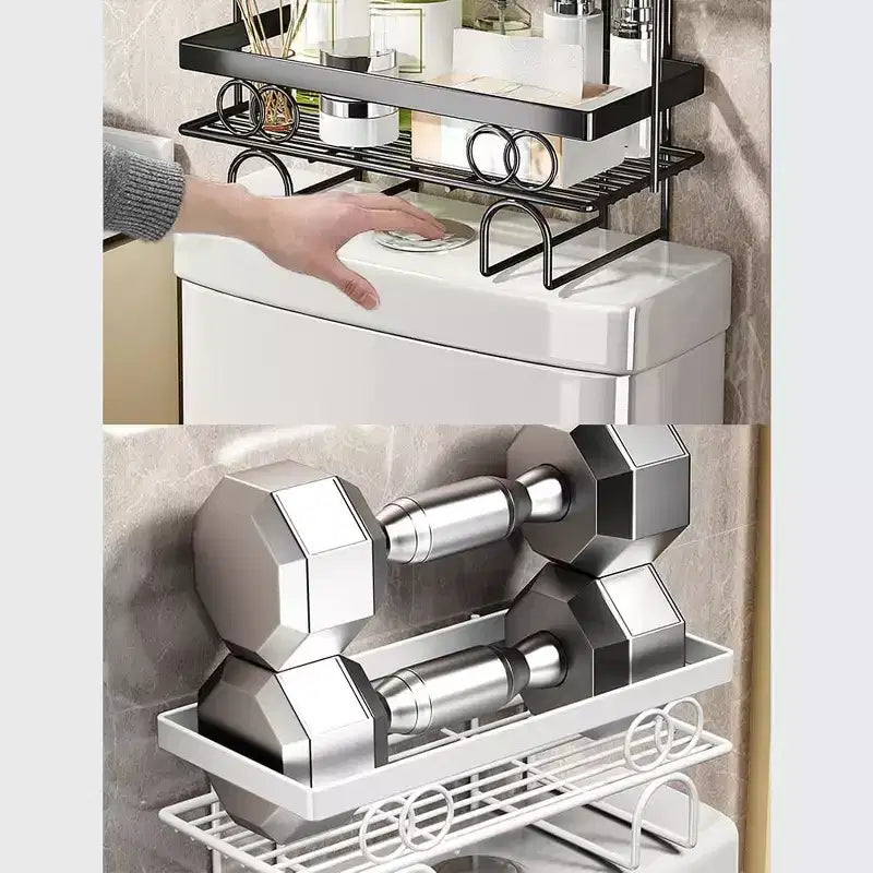 Étagère de toilettes murale GustoWave pour au-dessus des toilettes