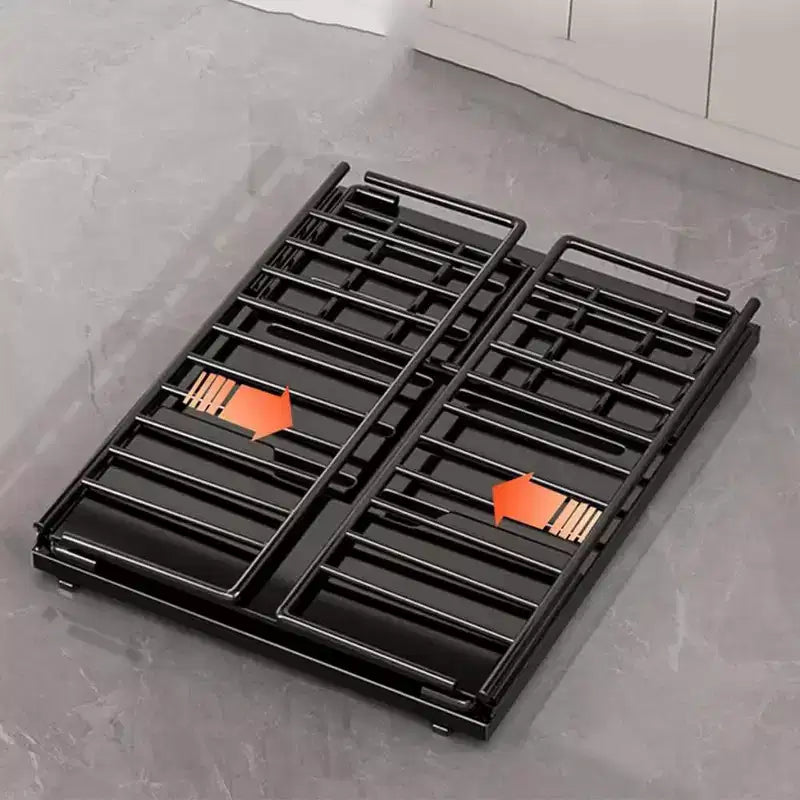 Organisateur de placard coulissant, étagères de rangement extensibles, tiroirs coulissants en métal, tiroirs de rangement de garde-manger, organisateur de meuble de salle de bain
