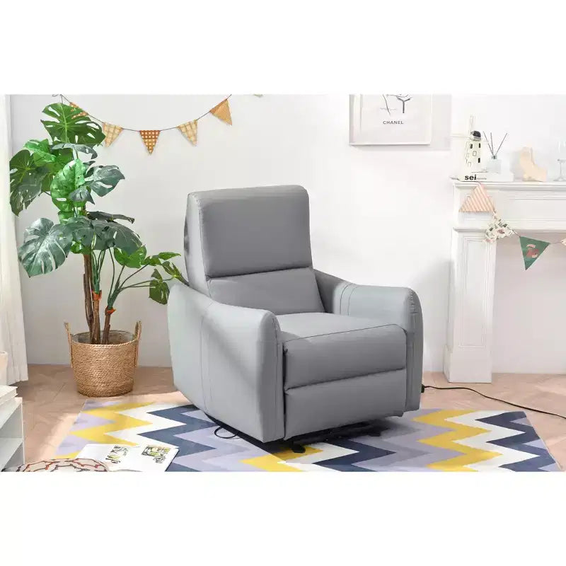 Okak Fauteuil inclinable électrique Fauteuil d'appoint inclinable mural avec port USB Fauteuil inclinable pour salon chambre