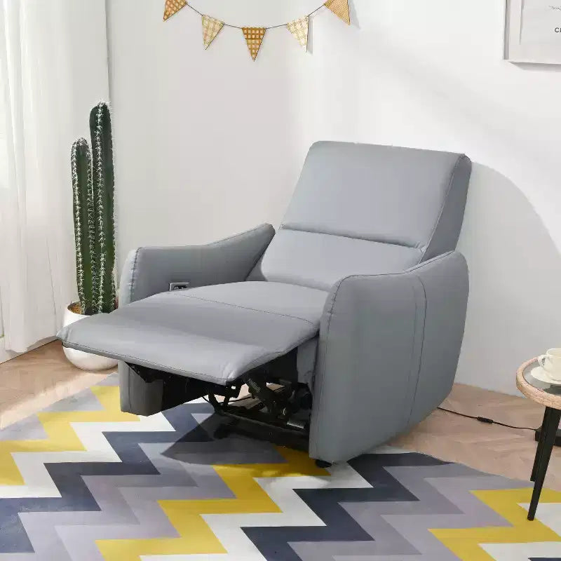 Okak Fauteuil inclinable électrique Fauteuil d'appoint inclinable mural avec port USB Fauteuil inclinable pour salon chambre