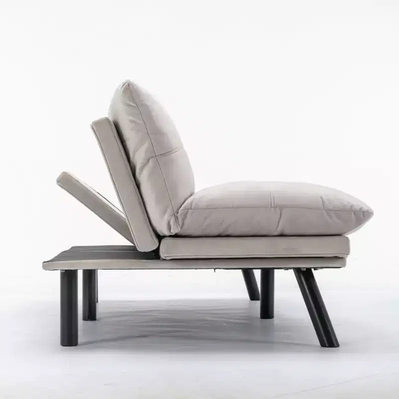 Canapé-lit futon moderne Okak, canapé-lit convertible pour petits appartements, salon