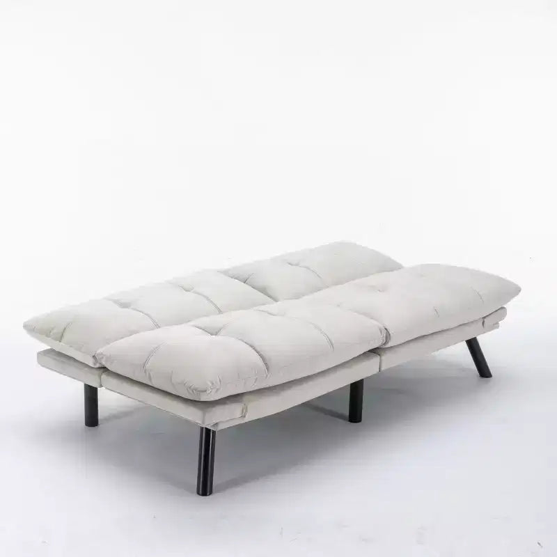 Canapé-lit futon moderne Okak, canapé-lit convertible pour petits appartements, salon