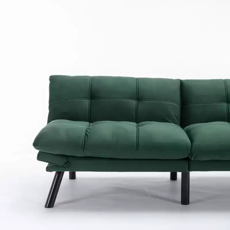 Canapé-lit futon moderne Okak, canapé-lit convertible pour petits appartements, salon