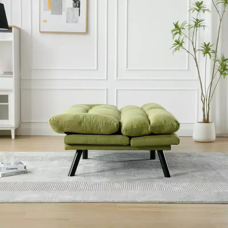 Canapé-lit futon moderne Okak, canapé-lit convertible pour petits appartements, salon