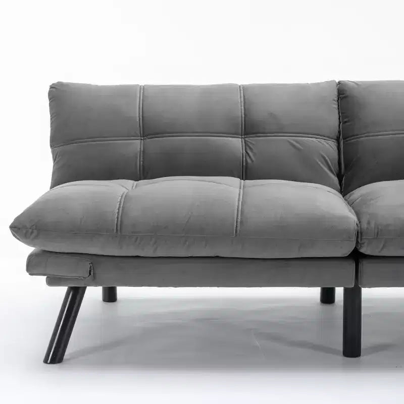 Canapé-lit futon moderne Okak, canapé-lit convertible pour petits appartements, salon