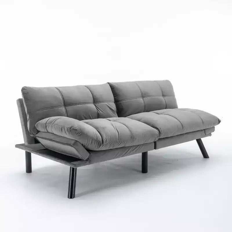 Canapé-lit futon moderne Okak, canapé-lit convertible pour petits appartements, salon