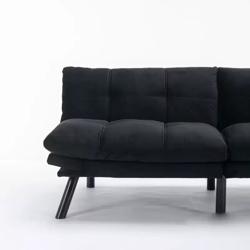 Canapé-lit futon moderne Okak, canapé-lit convertible pour petits appartements, salon