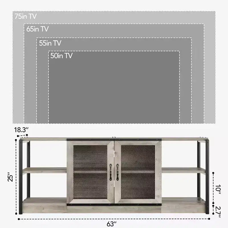 Meuble TV moderne avec prises de courant, grand tiroir, pour téléviseurs de 65/75 pouces, pour salon, chambre à coucher