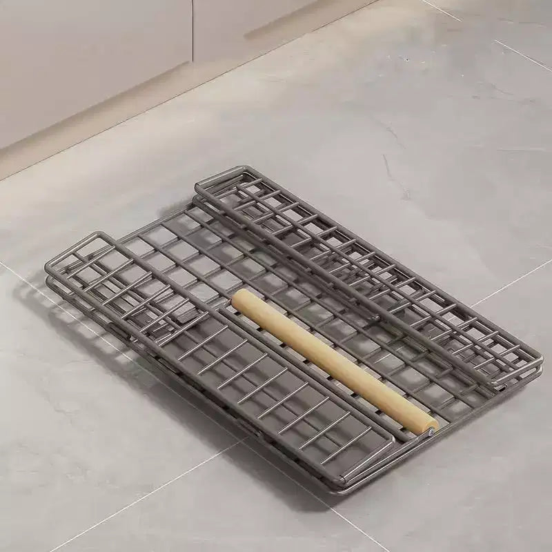 Tiroir de cuisine extensible en métal, organiseur de placard coulissant télescopique pour meuble de cuisine, sans perçage, étagère sous évier pour placard