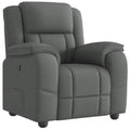 vidaXL Recliner Chair Dark Grey Polyester, Metal, Plywood, Foam, PP Fiber