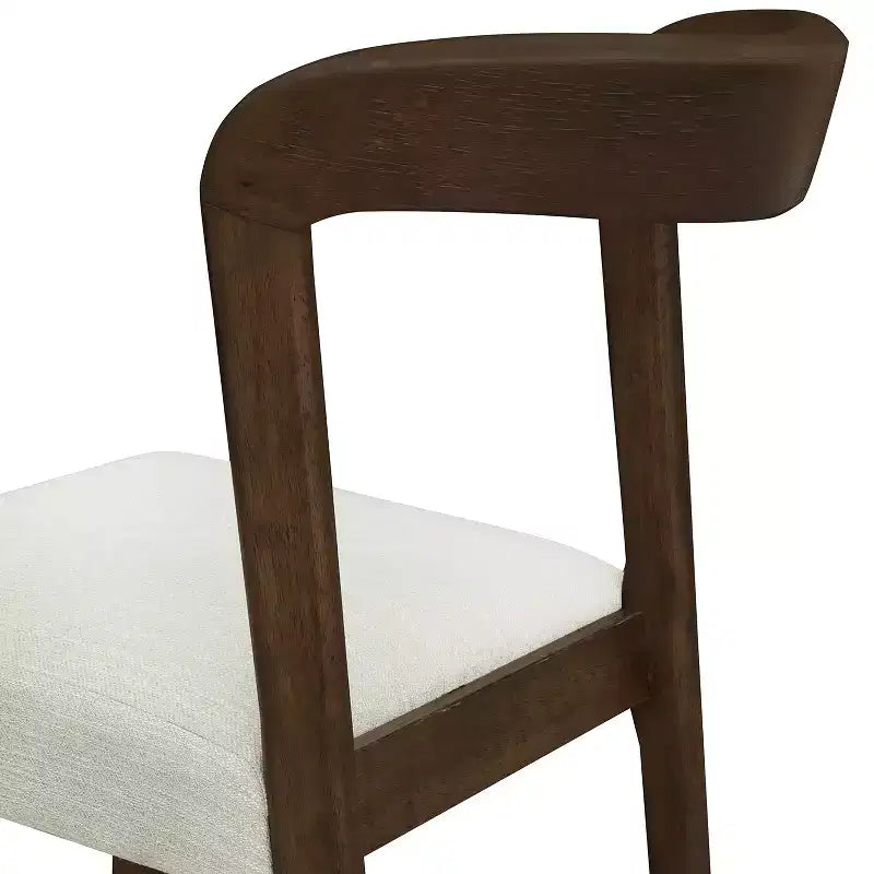 Christopher Knight Home Sonore Tabourets de comptoir contemporains en bois d'hévéa rembourrés avec dossier incurvé et ouvert (Lot de 2)
