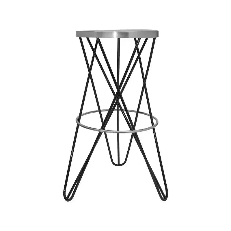 Tabouret de bar Meridian Furniture, Mercury en fer noir