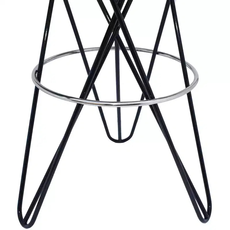 Tabouret de bar Meridian Furniture, Mercury en fer noir
