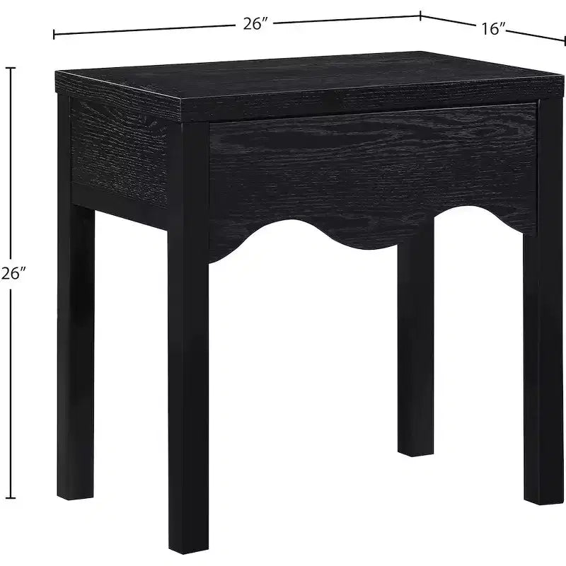 Meridian Furniture, Table de nuit Fiora