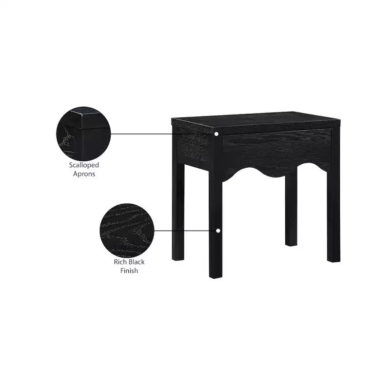 Meridian Furniture, Table de nuit Fiora