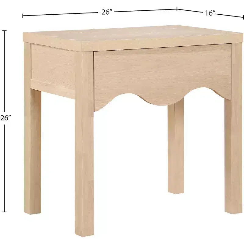 Meridian Furniture, Table de nuit Fiora