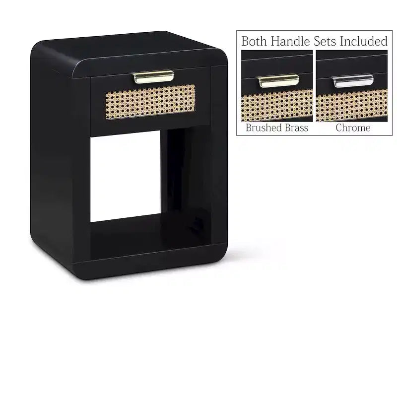 Meridian Furniture,Langham Black Nightstand