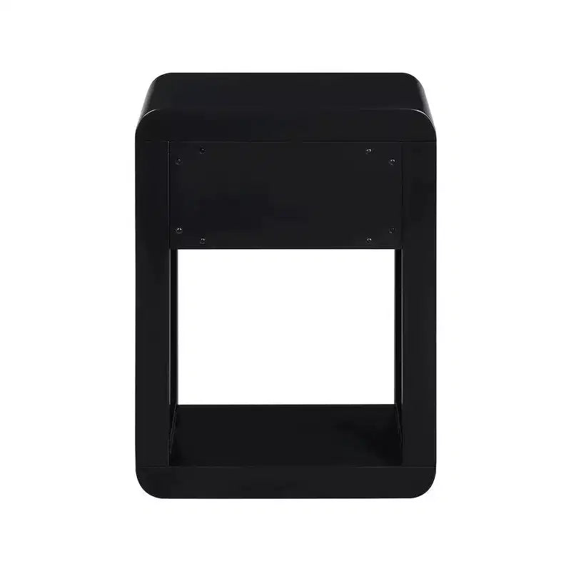 Meridian Furniture, Table de chevet noire Langham