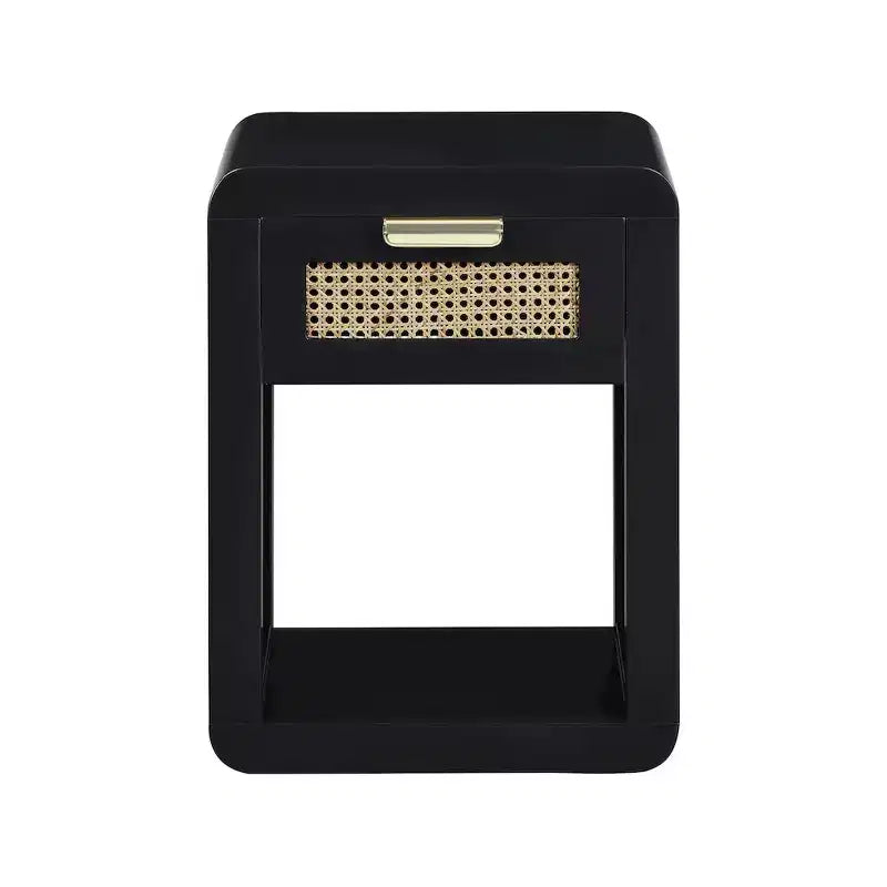 Meridian Furniture, Table de chevet noire Langham