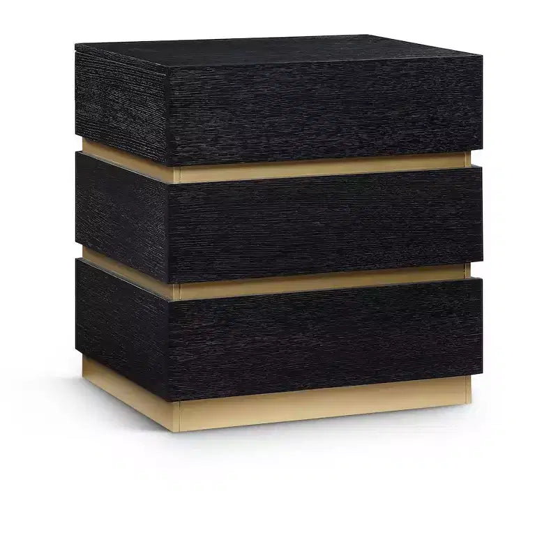 Meridian Furniture,Zaylan Black Nightstand