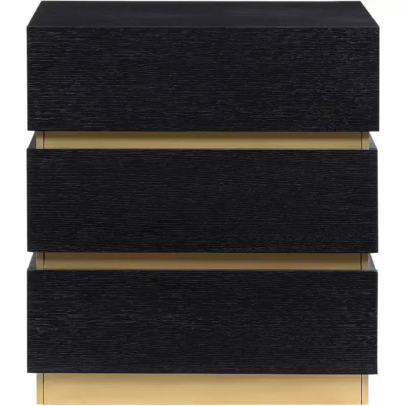 Meridian Furniture, Table de chevet Zaylan noire
