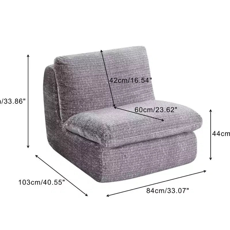 Canapé et fauteuil de compression Whisen Corduroy Floor, confort ultime pour se détendre et jouer