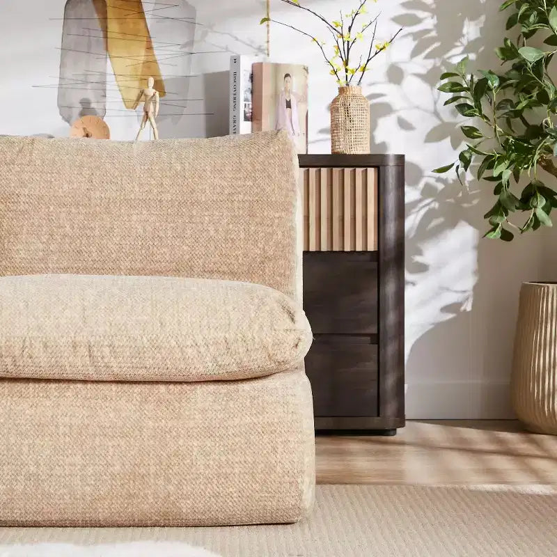Canapé et fauteuil de compression Whisen Corduroy Floor, confort ultime pour se détendre et jouer