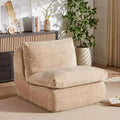 Whisen Corduroy Floor Compression Sofa & Sofa Chair, Ultimate Comfort for Lounging & Gaming