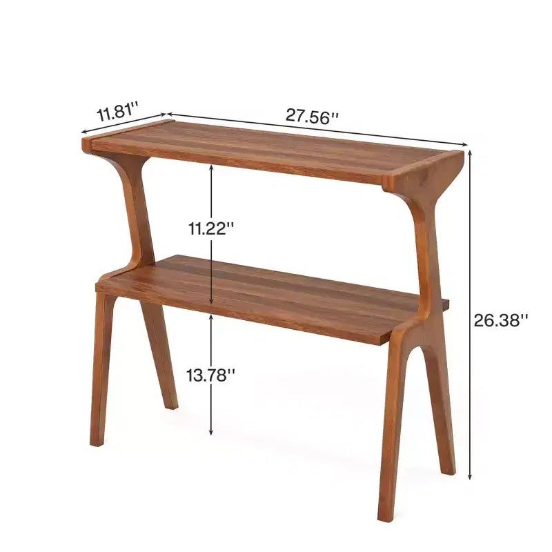 MAYEERTY Table d'appoint moderne rustique, table d'appoint de canapé robuste pour usage quotidien