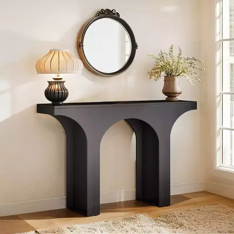 MAYEERTY Simple Minimalist Foyer Table, Stylish Non-Storage Console Table for Any Home Decor