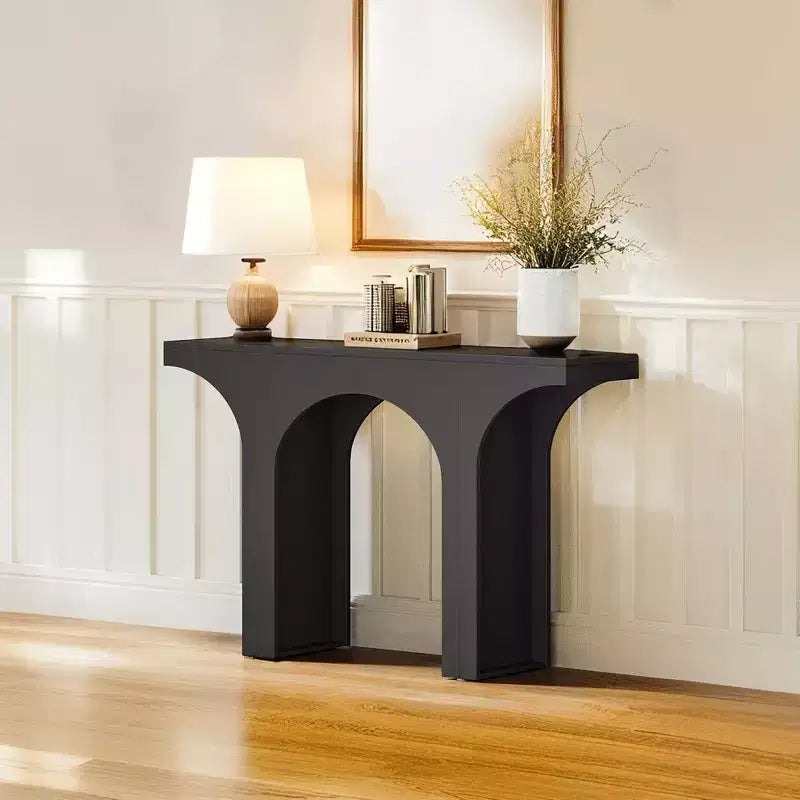 MAYEERTY Table d'entrée simple et minimaliste, élégante console sans rangement pour tout décor intérieur