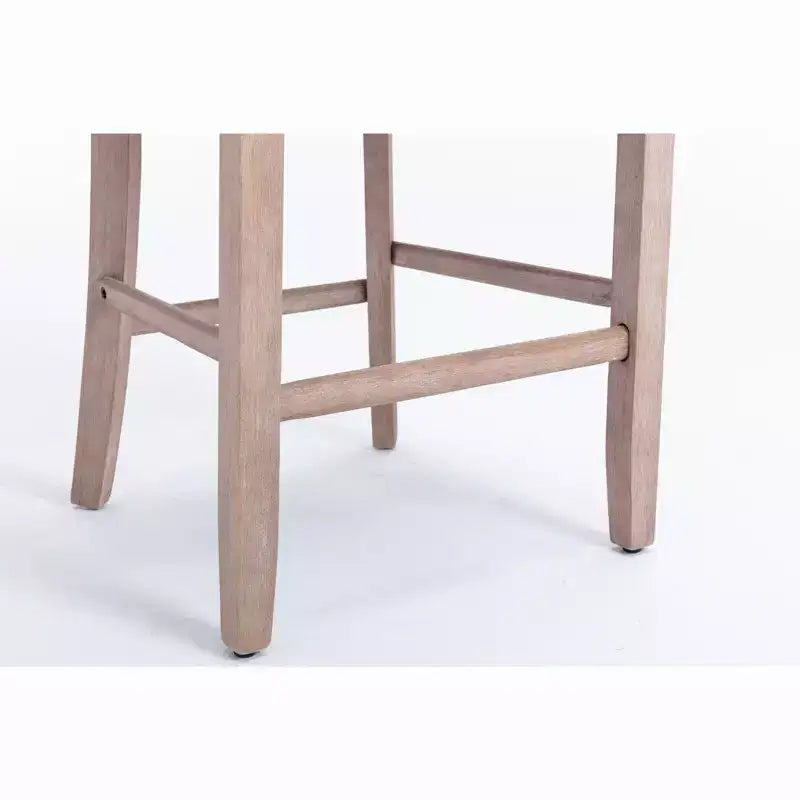 Okak Lot de 2 tabourets de bar contemporains en velours avec capitonnage et garniture cloutée chromée, tabourets rembourrés avec pieds en bois pour îlot de cuisine