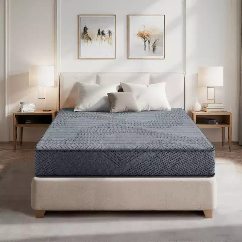 Swedrea Hybrid Mattress Medium Cooling Memory Foam in Black