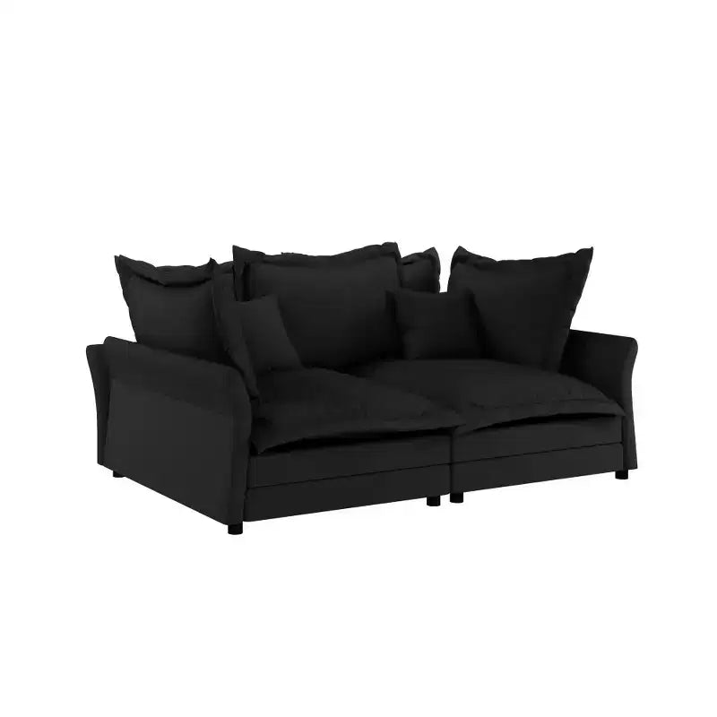 Canapé et méridienne Whisen Cloud avec coussins multiples et design luxueux pour un confort optimal