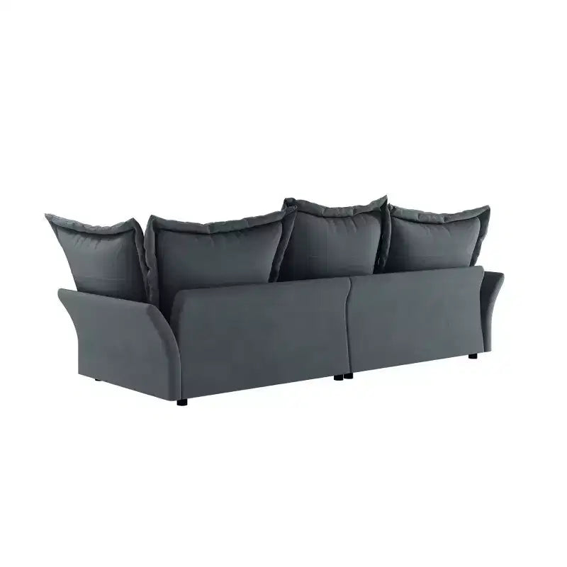 Canapé et méridienne Whisen Cloud avec coussins multiples et design luxueux pour un confort optimal