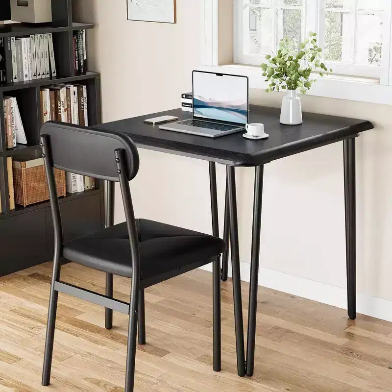 Ensemble table de salle à manger 3 pièces, avec 2 chaises rembourrées