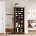 10-Tier Shoe Storage Cabinet with 27 Cubbies & Tall Boots Racks, 73.35 Tall Freestanding Shoe Organizer for Entryway, Closet, Living Room