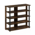 HOMLUX 5 Tier Shoe Rack Freestanding Shoe Organizer, Holds 12 Pairs
