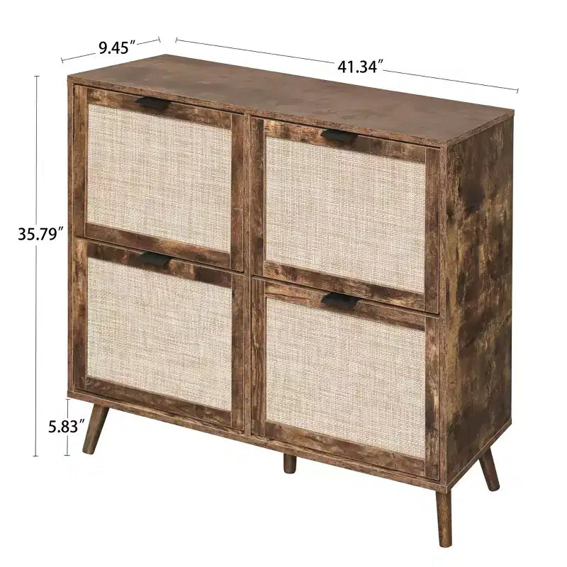 Meuble à chaussures Okak avec 2 tiroirs basculants, Organisateur de chaussures sur pied, Meuble à chaussures étroit dissimulé pour entrée, couloir, salon