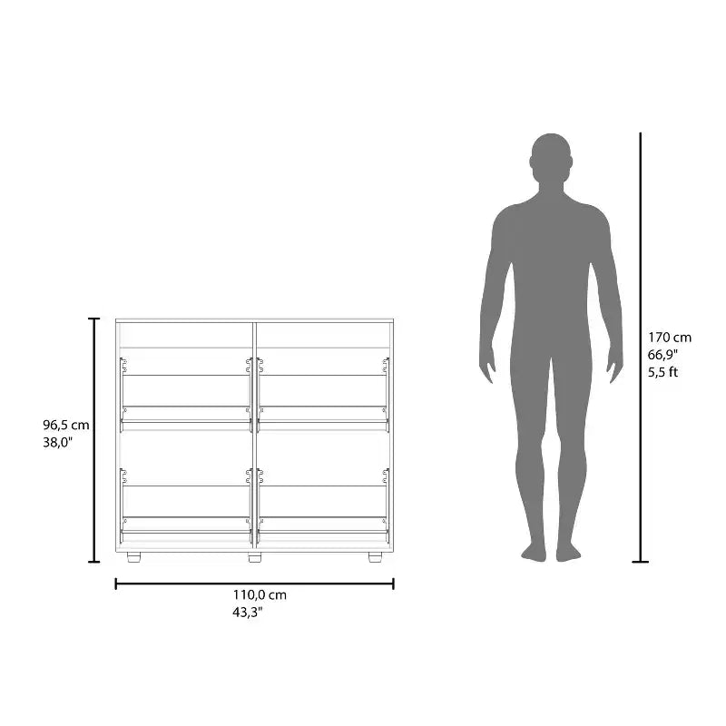 Meuble à chaussures Okak avec 2 tiroirs basculants, Organisateur de chaussures sur pied, Meuble à chaussures étroit dissimulé pour entrée, couloir, salon