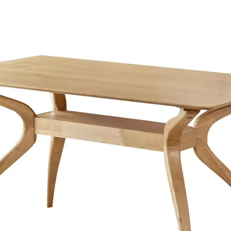 Christopher Knight Home Fausett, ensemble de 5 pièces de salle à manger en bois rembourré en tissu, style milieu de siècle moderne