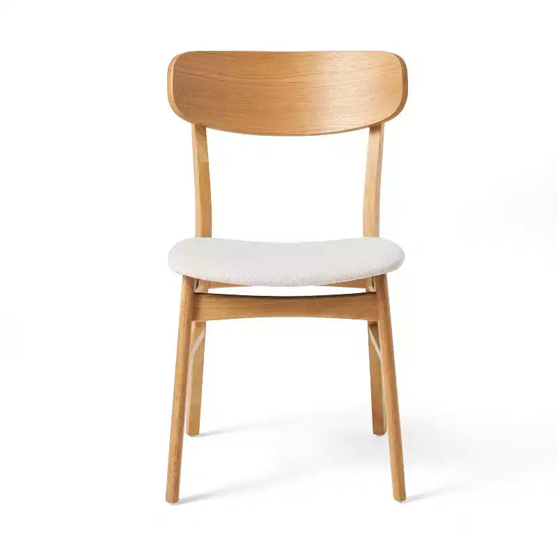Christopher Knight Home Fausett, ensemble de 5 pièces de salle à manger en bois rembourré en tissu, style milieu de siècle moderne