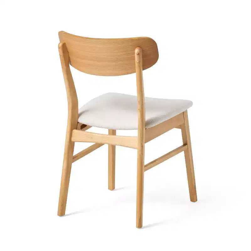 Christopher Knight Home Fausett, ensemble de 5 pièces de salle à manger en bois rembourré en tissu, style milieu de siècle moderne