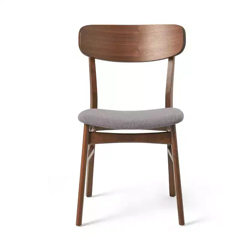 Christopher Knight Home Fausett, ensemble de 5 pièces de salle à manger en bois rembourré en tissu, style milieu de siècle moderne