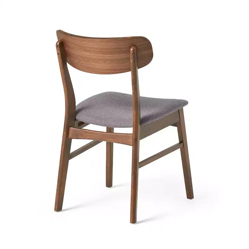 Christopher Knight Home Fausett, ensemble de 5 pièces de salle à manger en bois rembourré en tissu, style milieu de siècle moderne