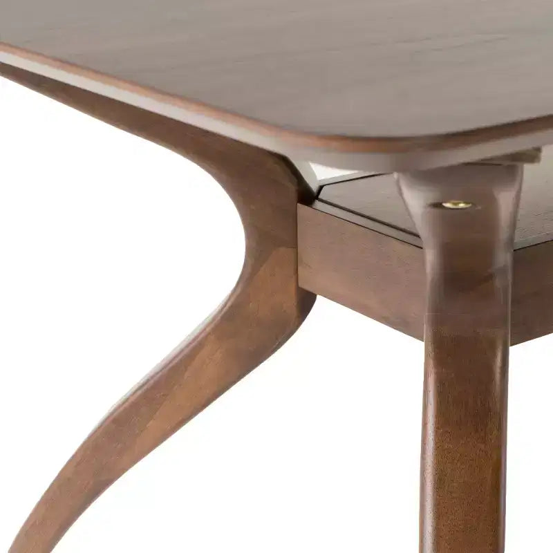 Christopher Knight Home Fausett, ensemble de 5 pièces de salle à manger en bois rembourré en tissu, style milieu de siècle moderne