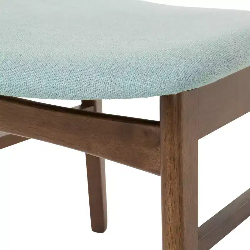 Christopher Knight Home Fausett, ensemble de 5 pièces de salle à manger en bois rembourré en tissu, style milieu de siècle moderne