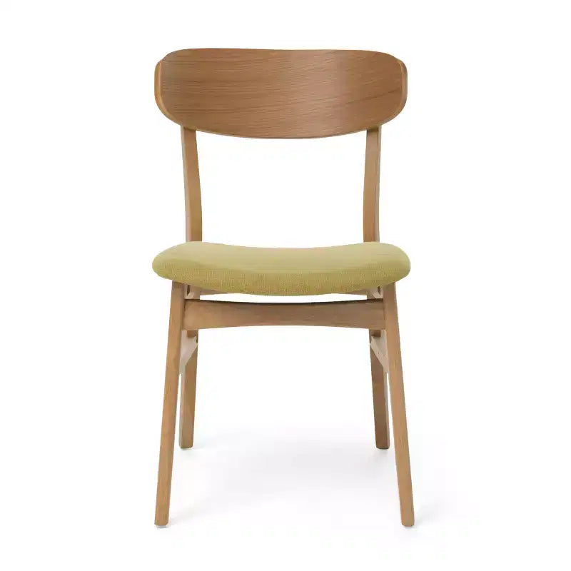 Christopher Knight Home Fausett, ensemble de 5 pièces de salle à manger en bois rembourré en tissu, style milieu de siècle moderne