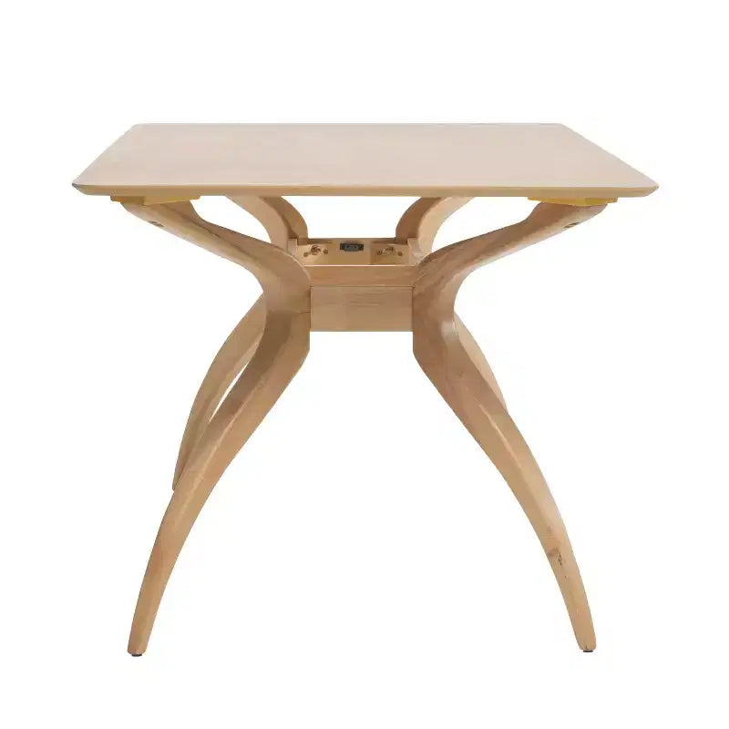 Christopher Knight Home Fausett, ensemble de 5 pièces de salle à manger en bois rembourré en tissu, style milieu de siècle moderne
